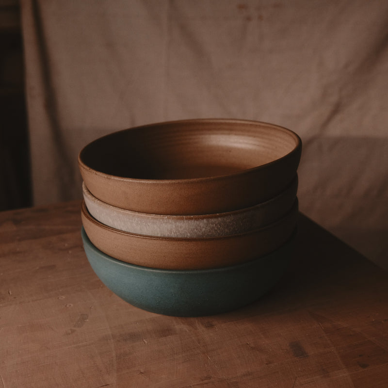 Wander Hand-Thrown Serving Bowl