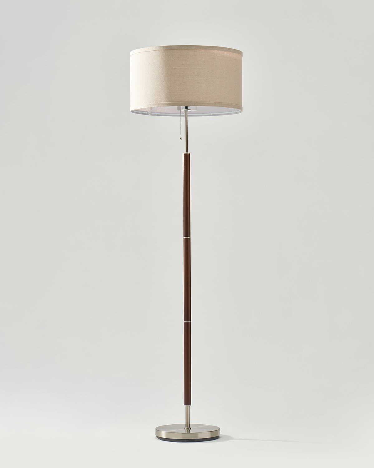 Carter Wood & Linen Floor Lamp