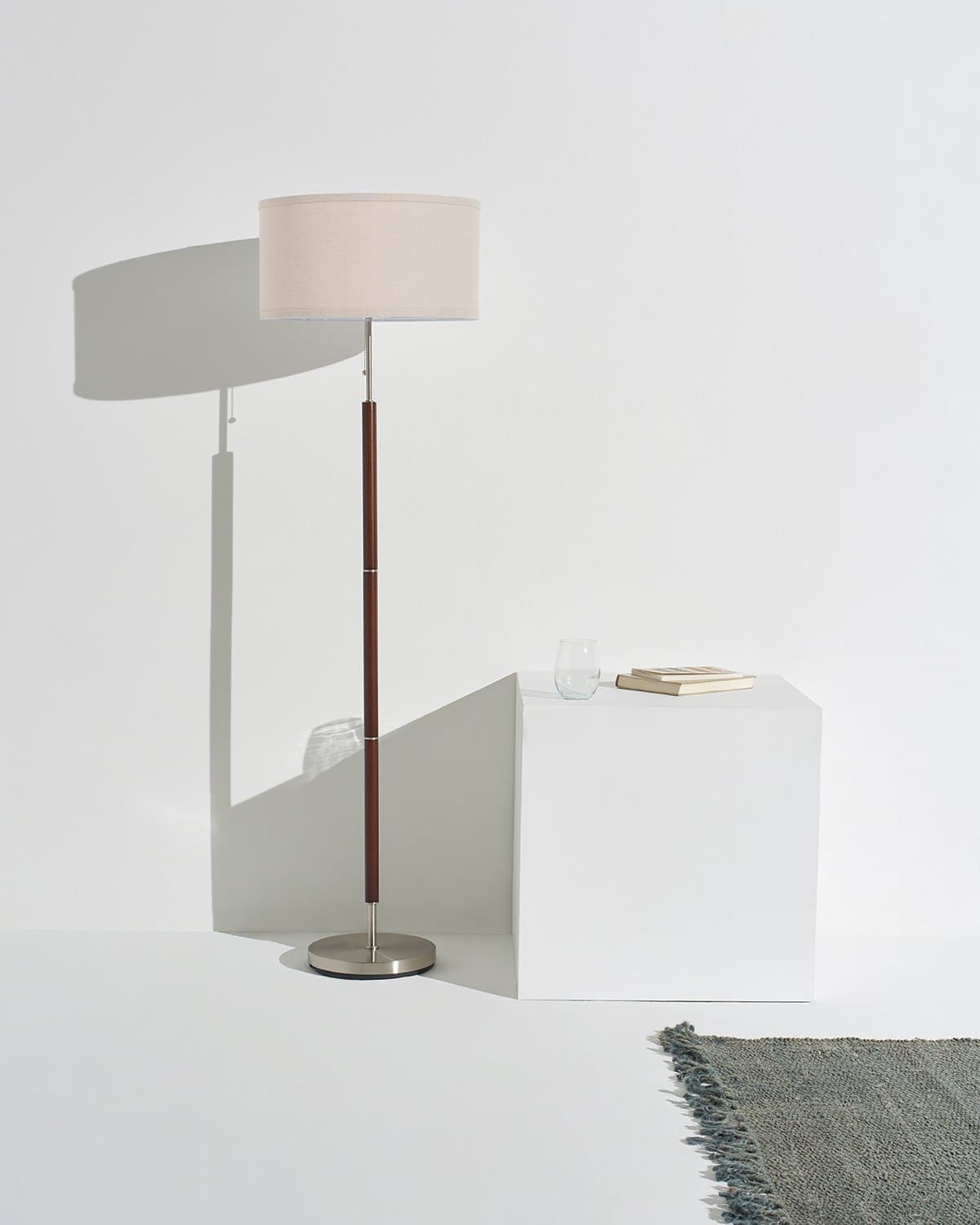 Carter Wood & Linen Floor Lamp