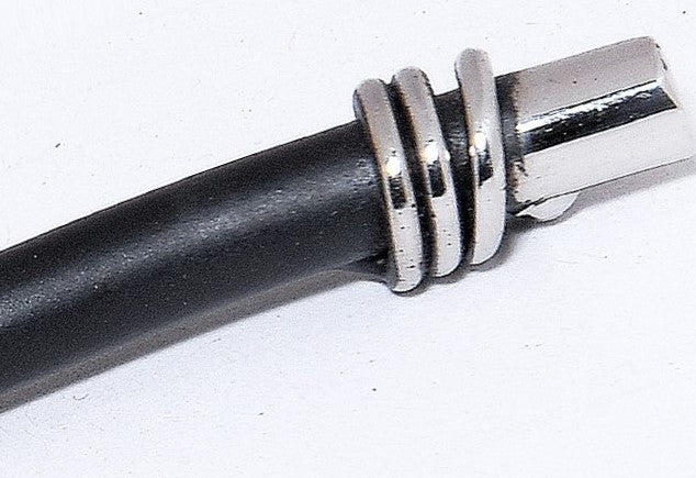 Black-Handle Butter Spreaders — Set of Six