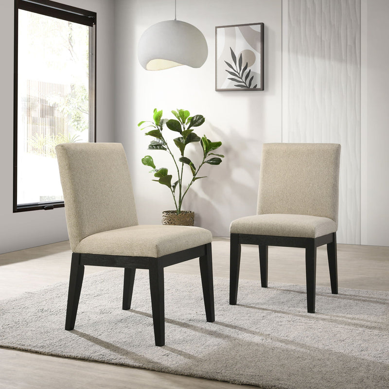 Rocco Upholstered Dining Chairs — Set of Two