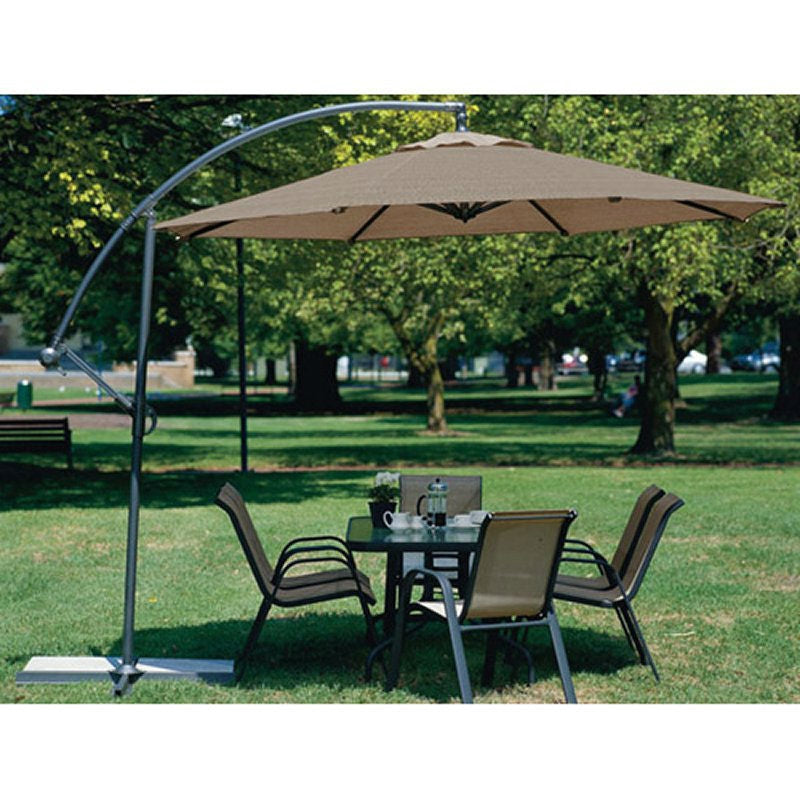 Mocha Cantilever Patio Umbrella — 10 Foot