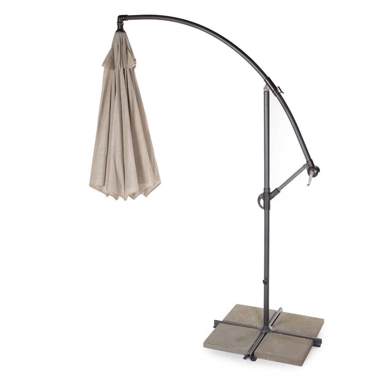 Mocha Cantilever Patio Umbrella — 10 Foot