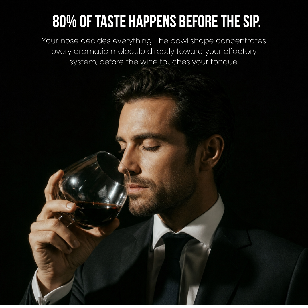 Kami Rotating Crystal Wine Glasses & Coasters