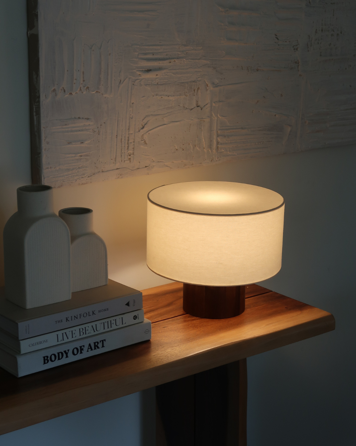 Oliver Walnut Table Lamp