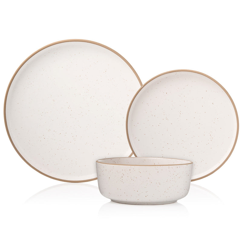 Inwood Speckled Stoneware Set — 12 Pieces