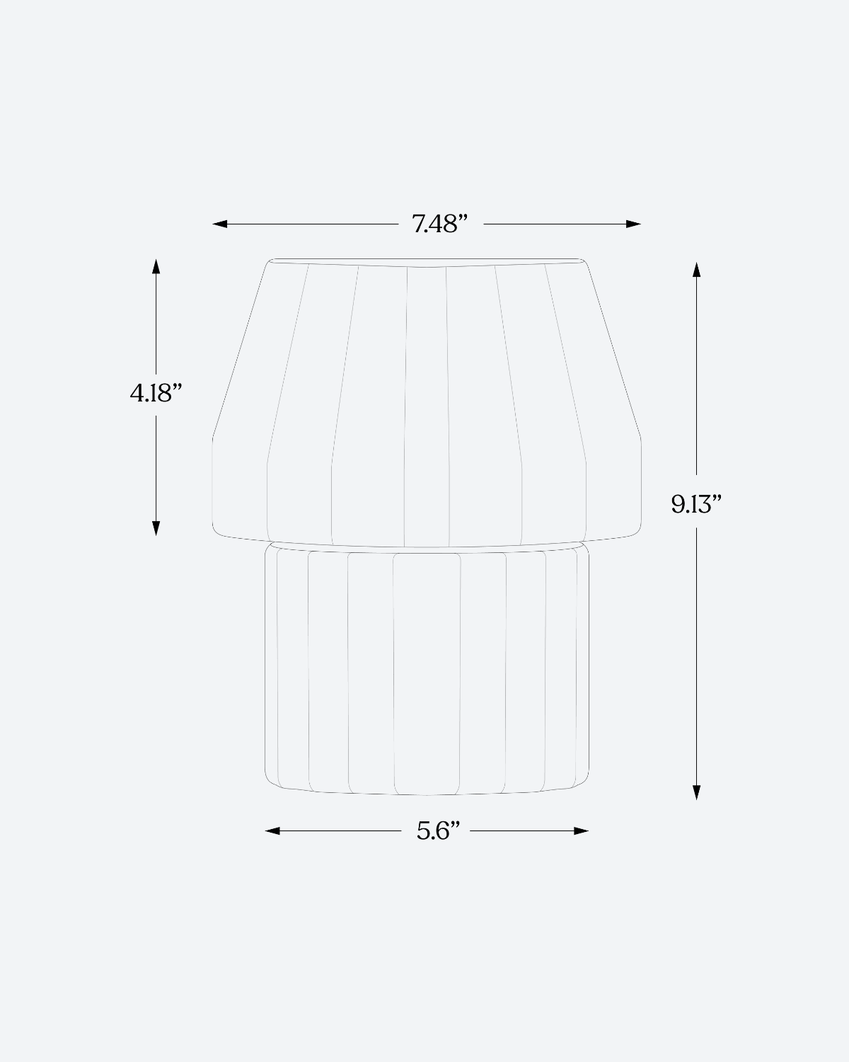 Duke Glass Table Lamp