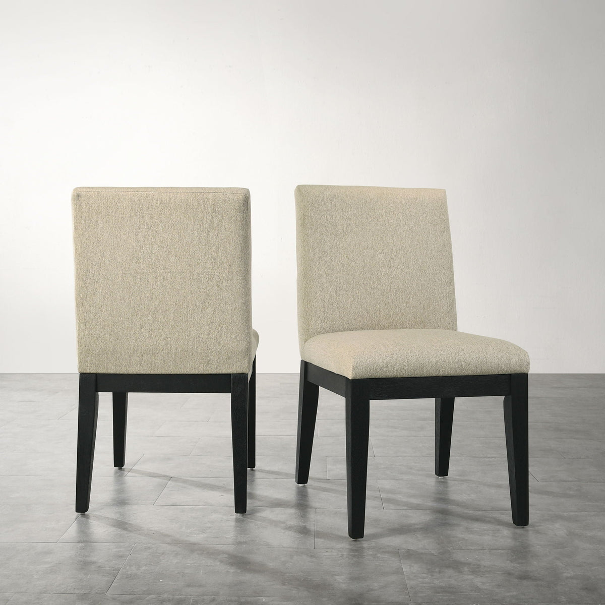 Rocco Upholstered Dining Chairs — Set of Two