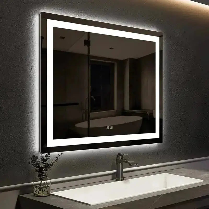 Center Glow LED Mirror — 20 × 28