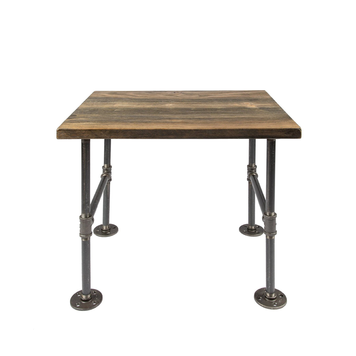 RESTORE Boulder Black Wood Side Table