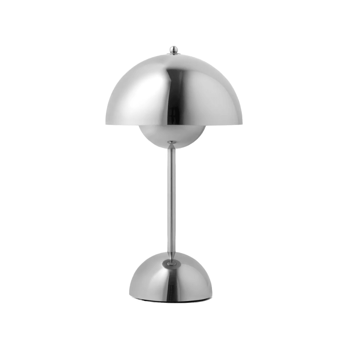 Cordless Touch-Dimmable Table Lamp — Silver