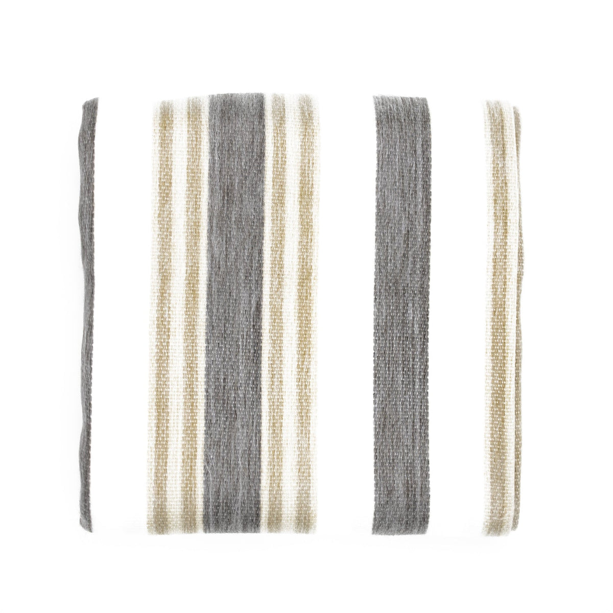 Nawi Handwoven Alpaca Throw — Cream & Camel