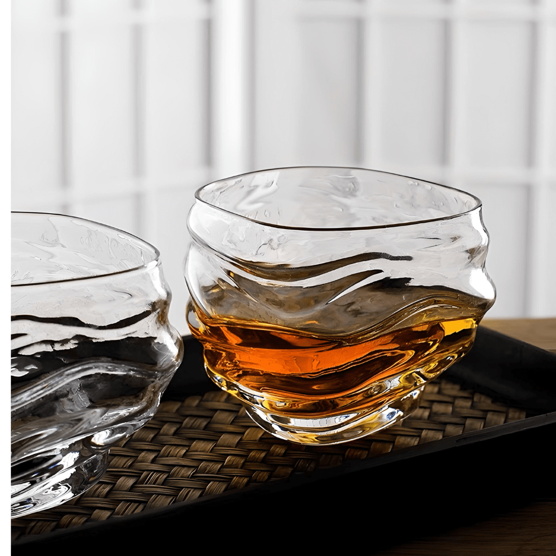 Kai Textured Crystal Whisky Glass