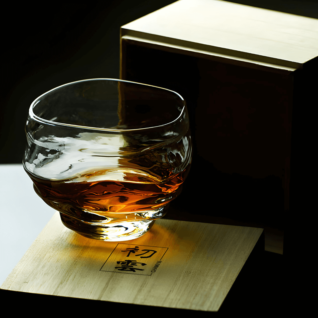 Kai Textured Crystal Whisky Glass