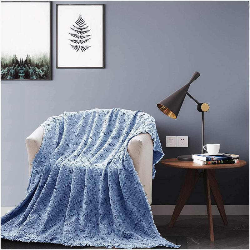 Kasentex Cotton Knit Throw
