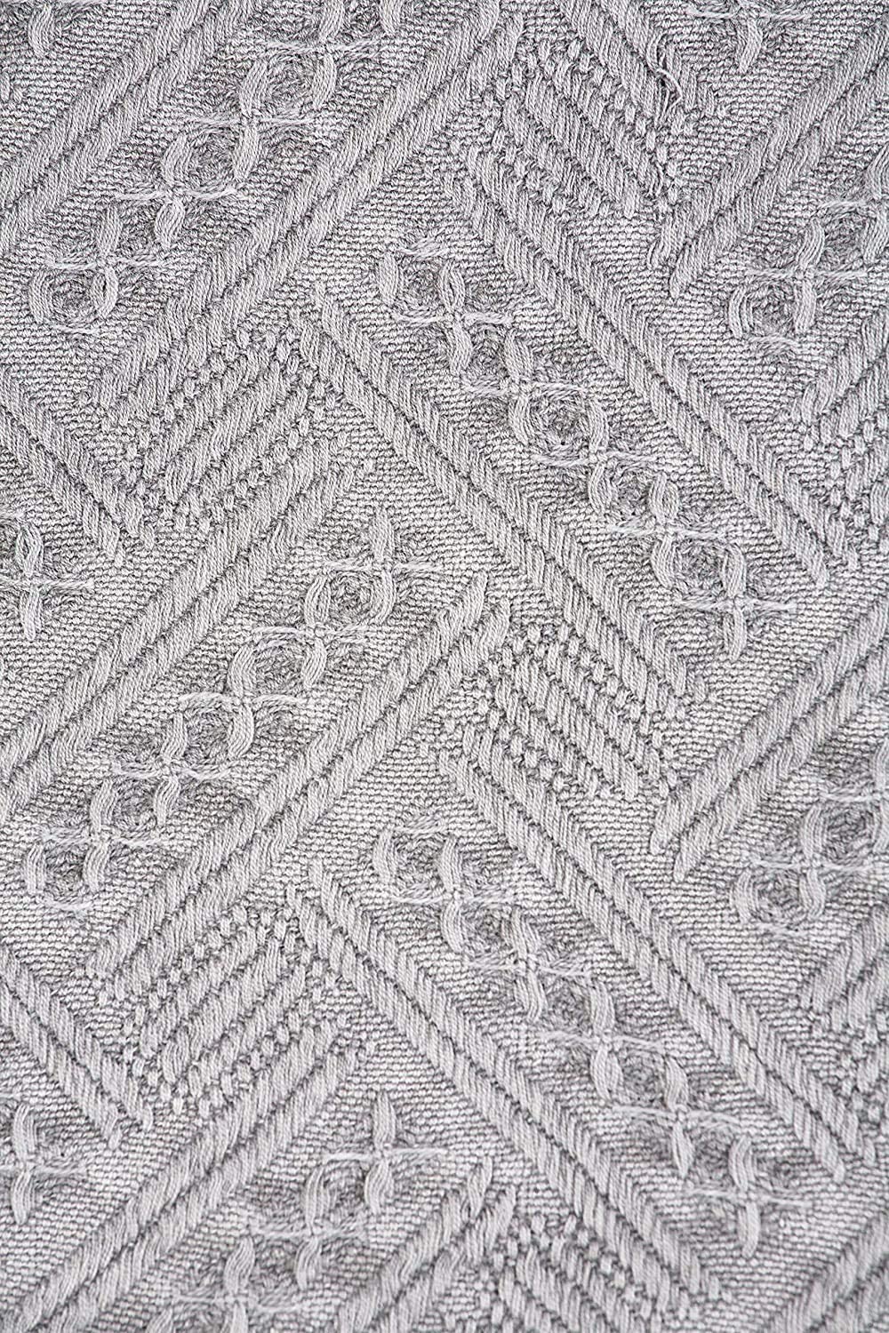 Kasentex Cotton Knit Throw