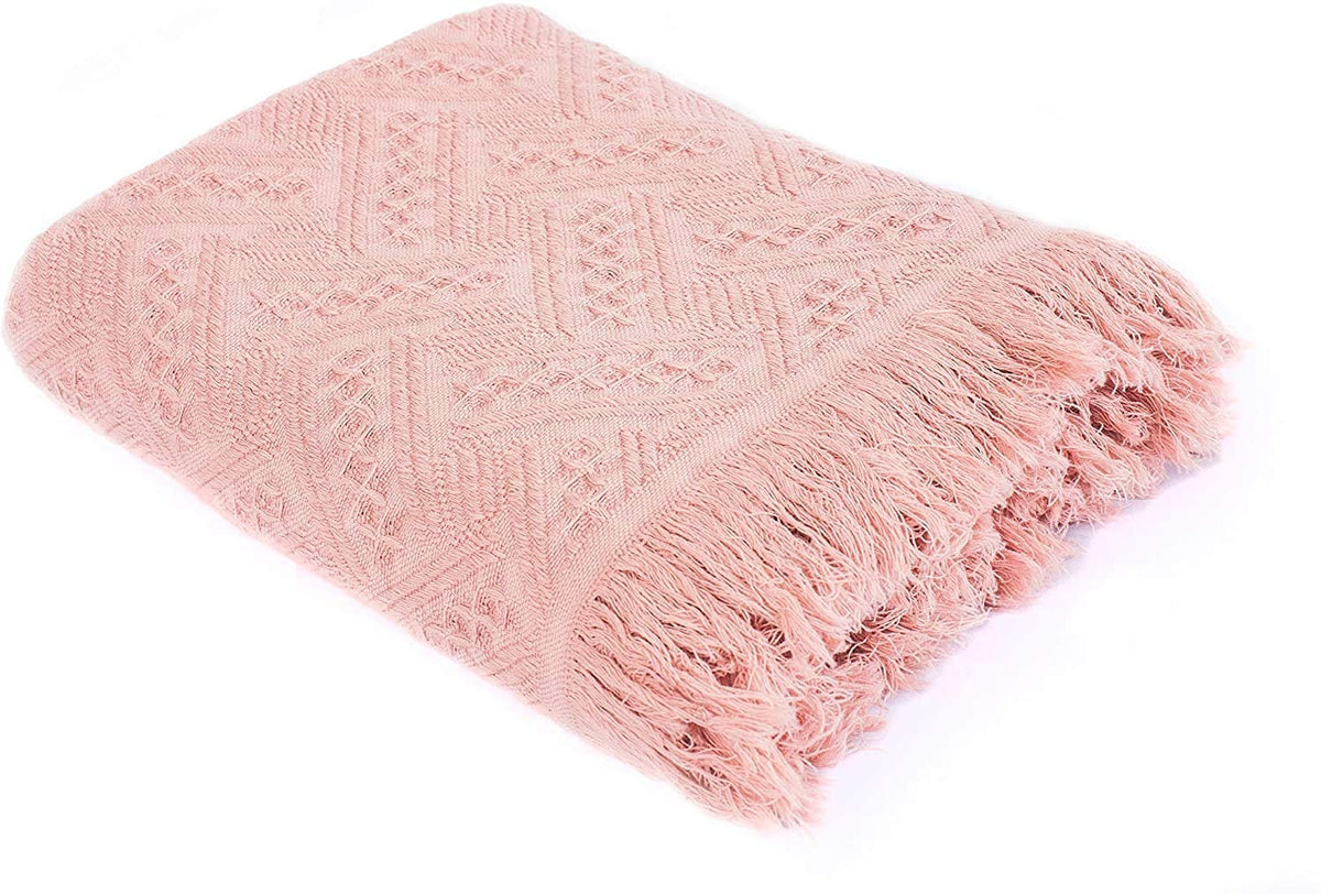 Kasentex Cotton Knit Throw