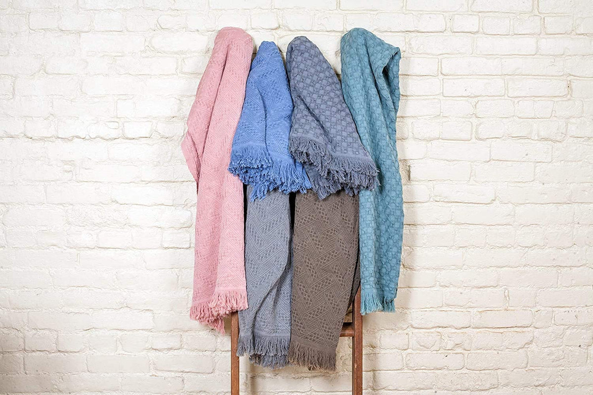 Kasentex Cotton Knit Throw