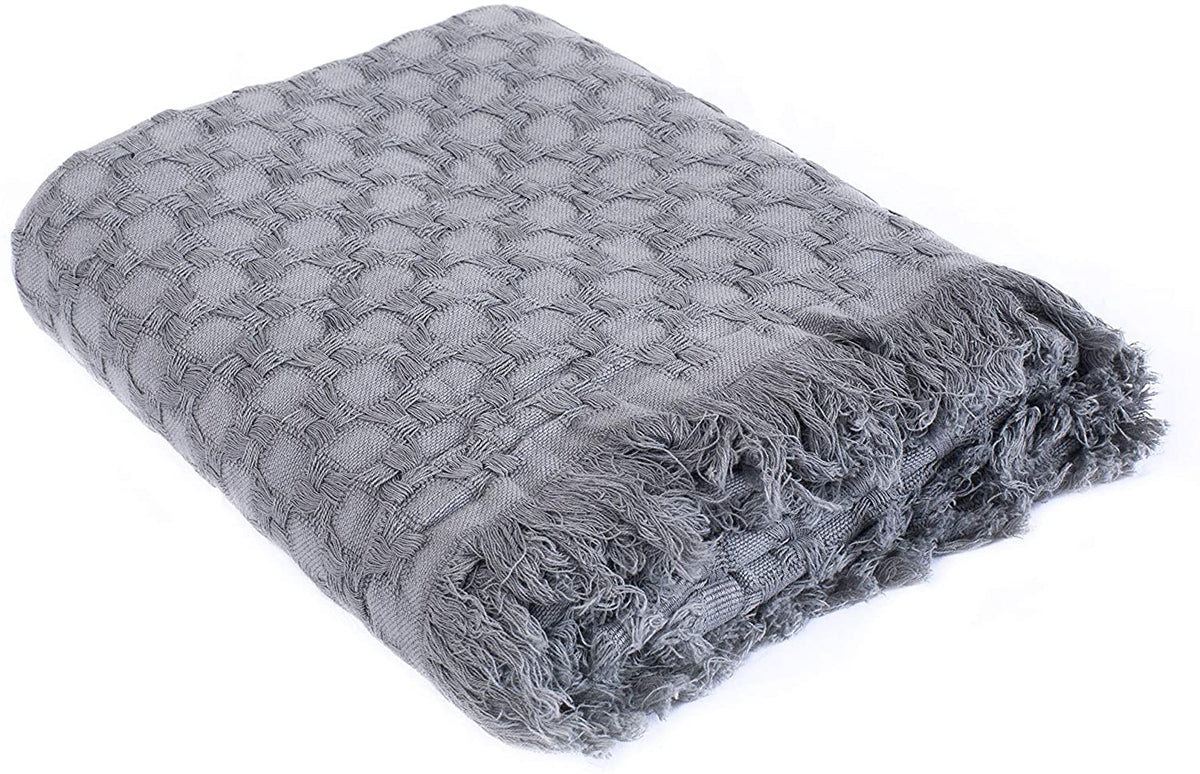 Kasentex Cotton Knit Throw