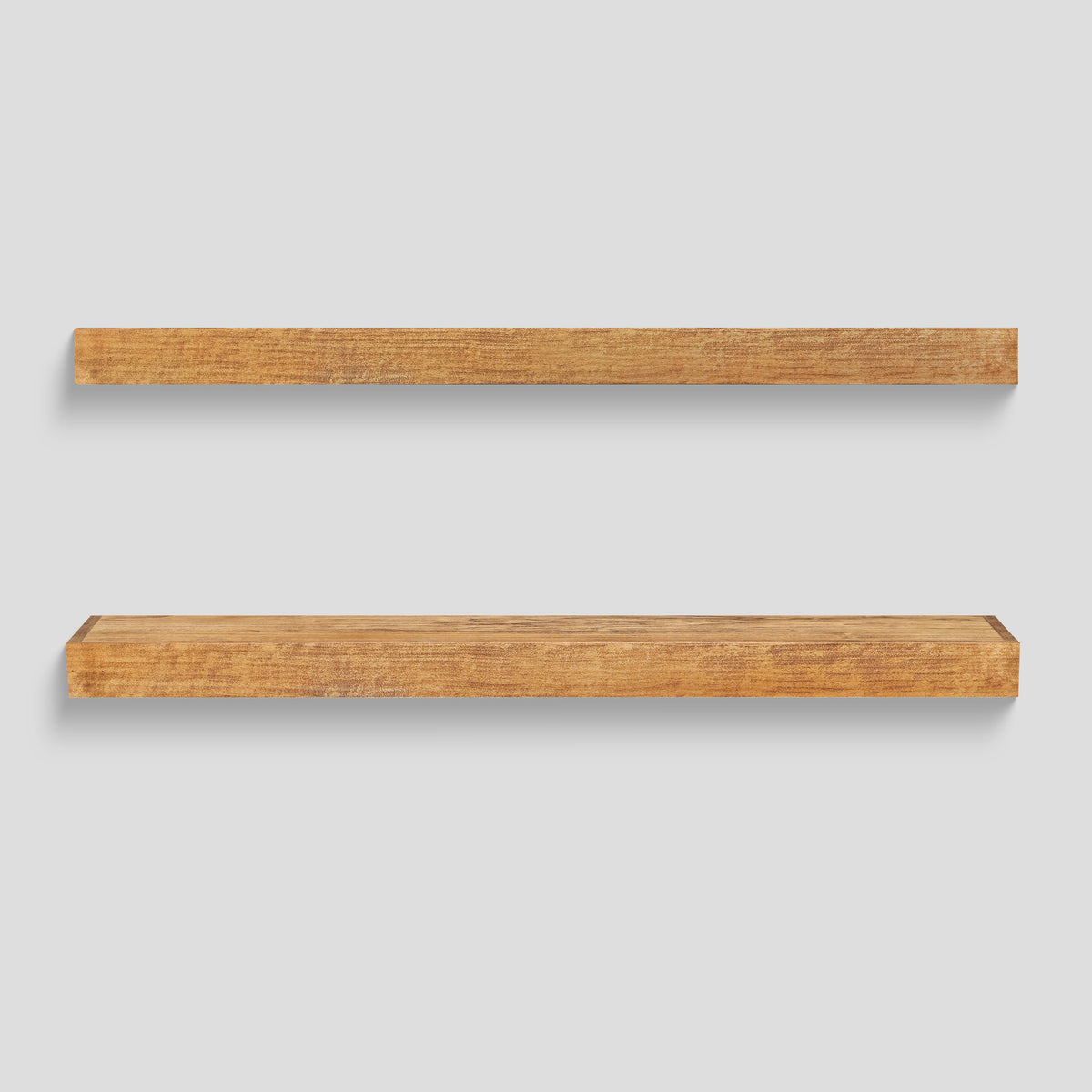 Farmhouse Poplar Floating Kitchen Shelf