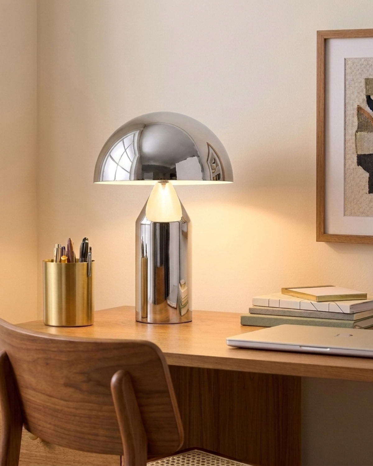 Venus Table Lamp — Chrome