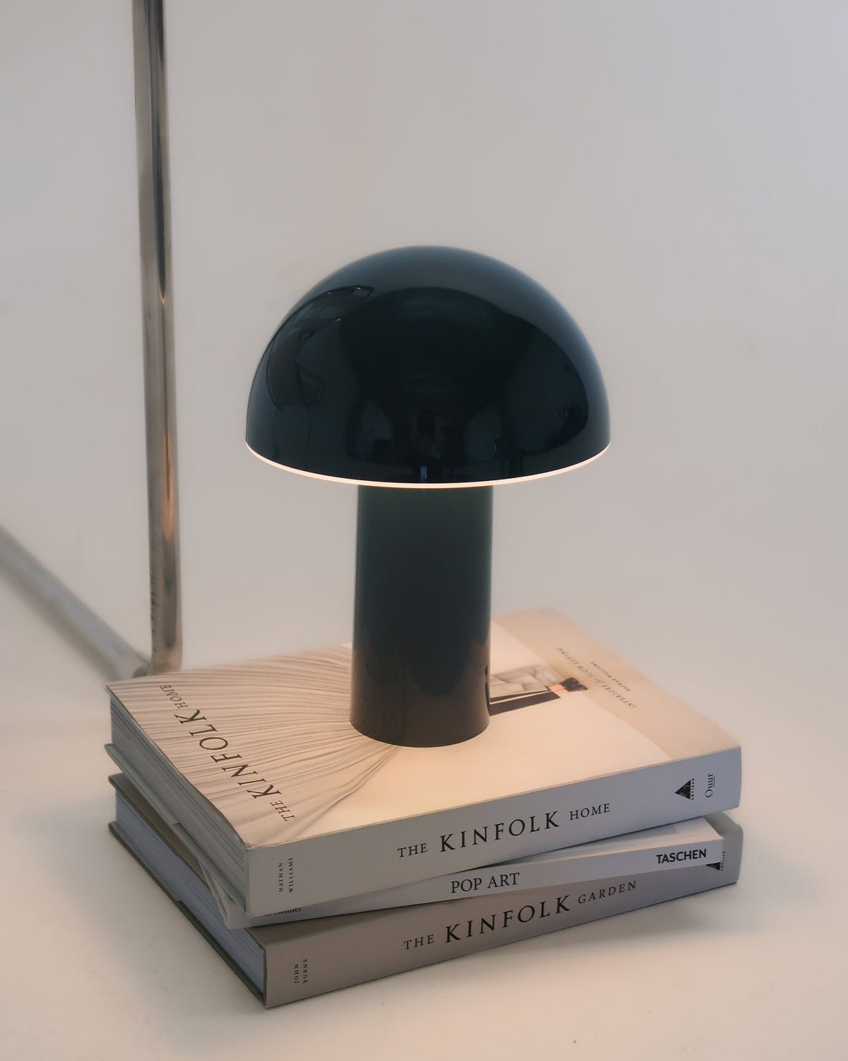 Celia Cordless Mushroom Lamp — Teal