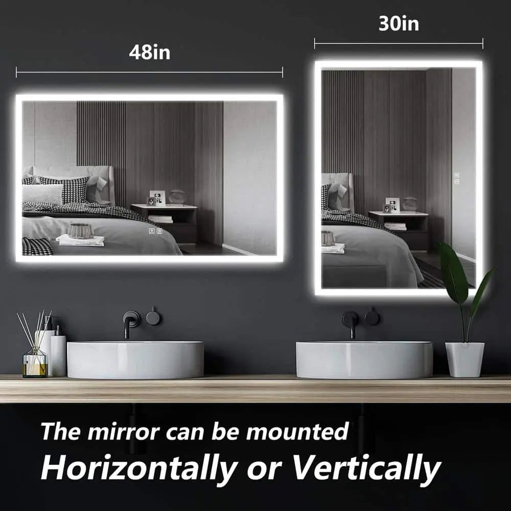 Compact Edge Glow LED Mirror