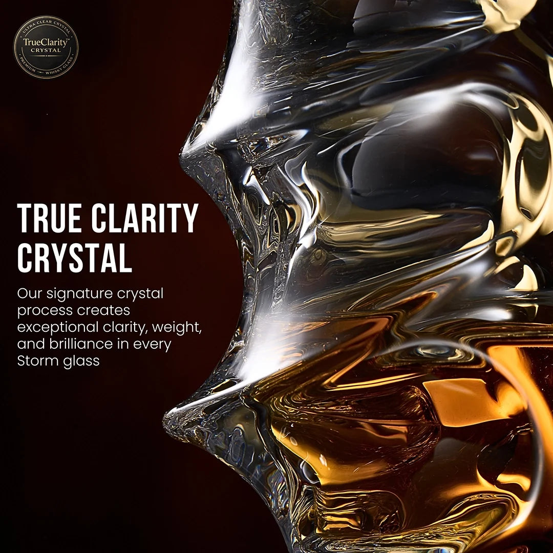 Storm Crystal Whisky Glasses