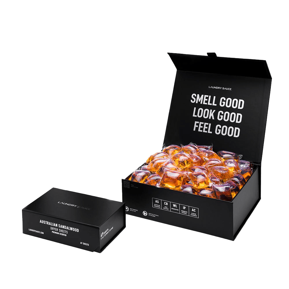Laundry Sauce Pods & Dryer Sheets Bundle — Australian Sandalwood / 69 Pods