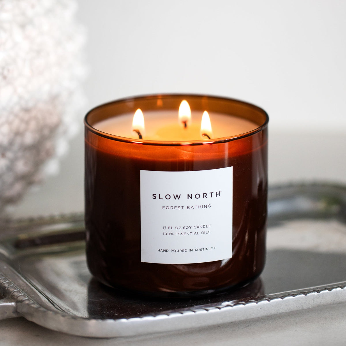 Forest Bathing Three-Wick Soy Candle
