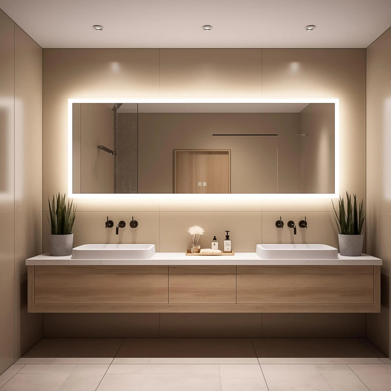 Deluxe Edge Glow LED Mirror