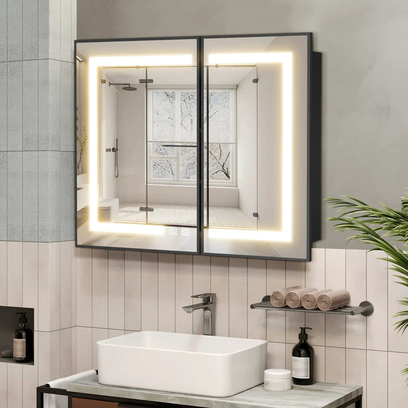 Framed LED Medicine Cabinet