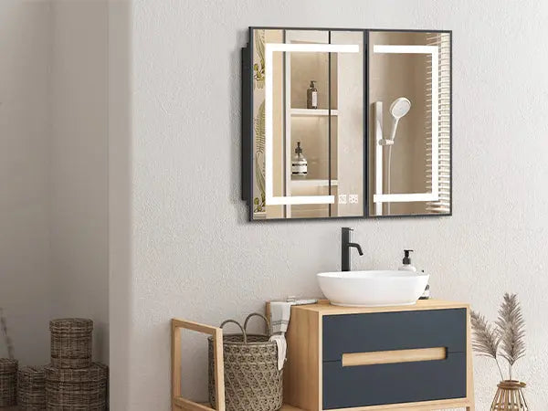 Framed LED Medicine Cabinet