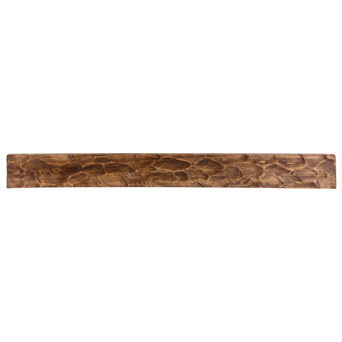 Rough-Hewn Poplar Mantel Shelf