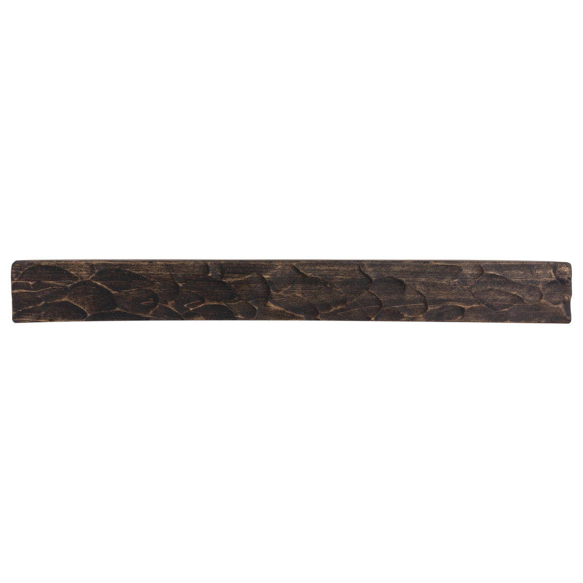 Rough-Hewn Poplar Mantel Shelf
