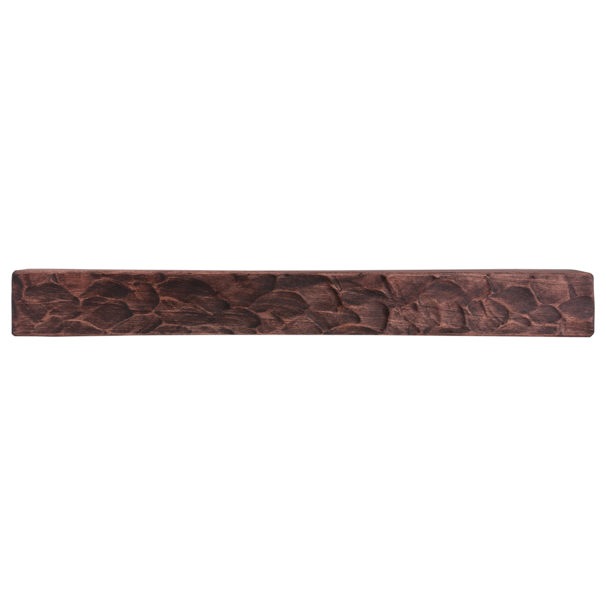 Rough-Hewn Poplar Mantel Shelf