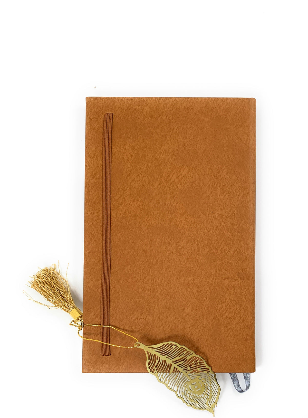 Gold Feather Bookmarks — Set of Six