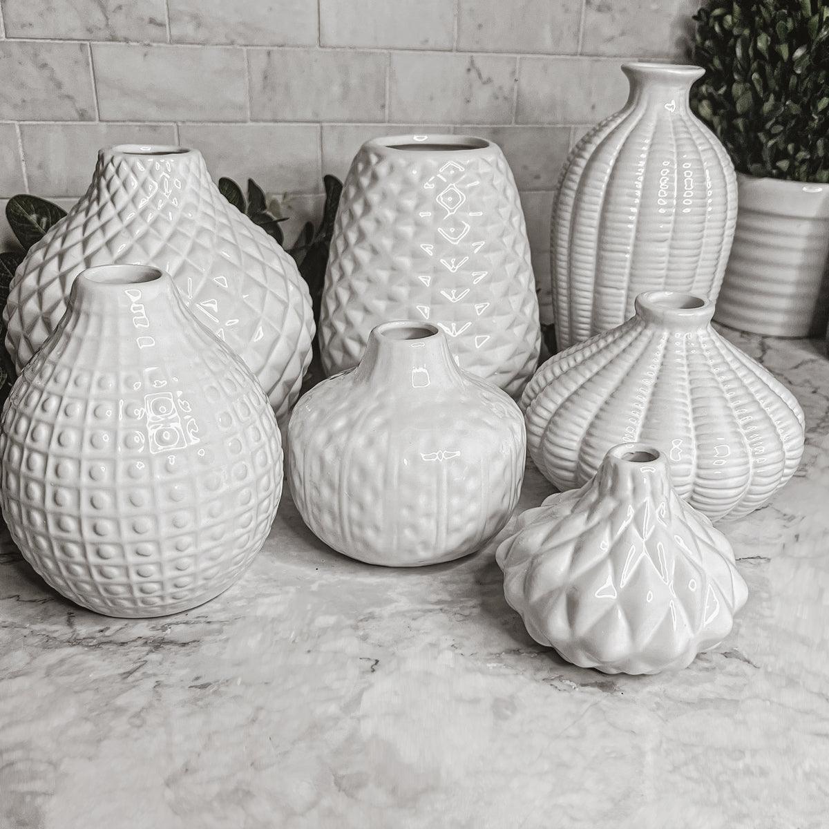 Whitney Textured Ceramic Vase