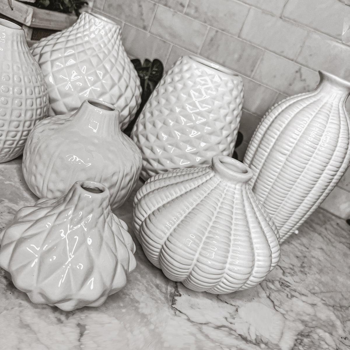 Whitney Textured Ceramic Vase