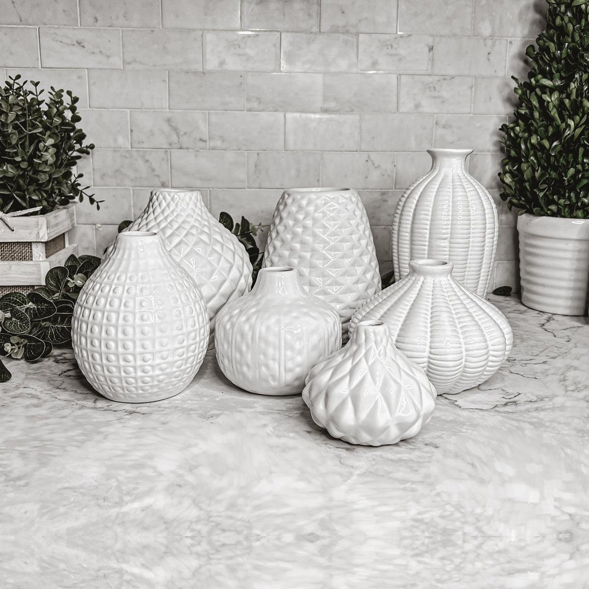 Whitney Textured Ceramic Vase
