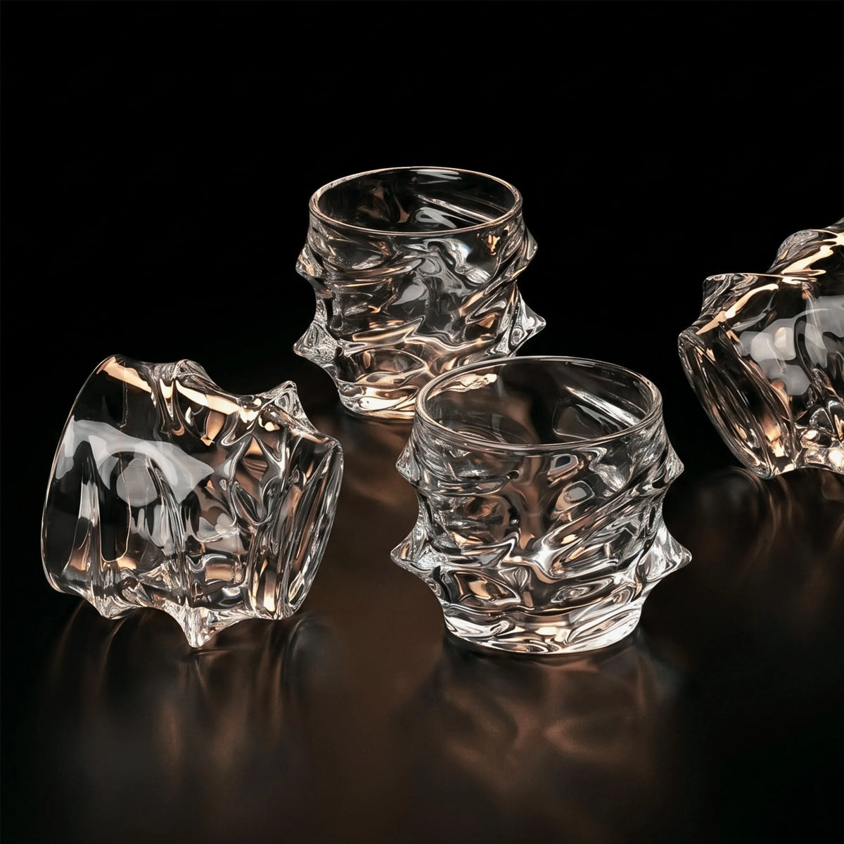 Storm Crystal Whisky Glasses