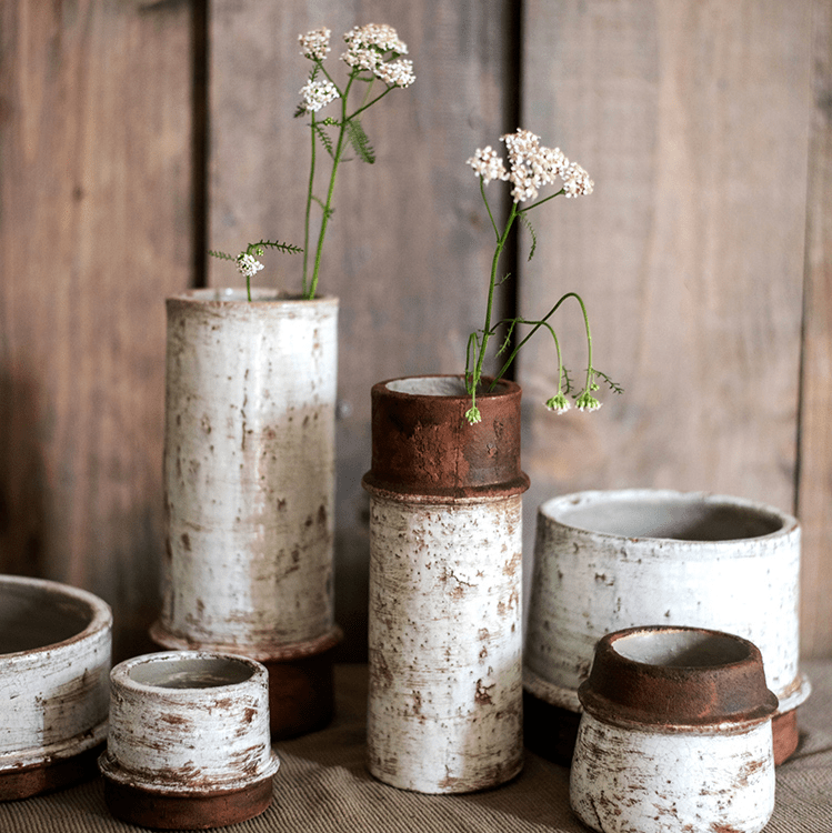 Restoration Textured Ceramic Vase