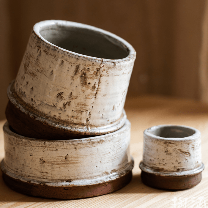 Restoration Textured Ceramic Vase