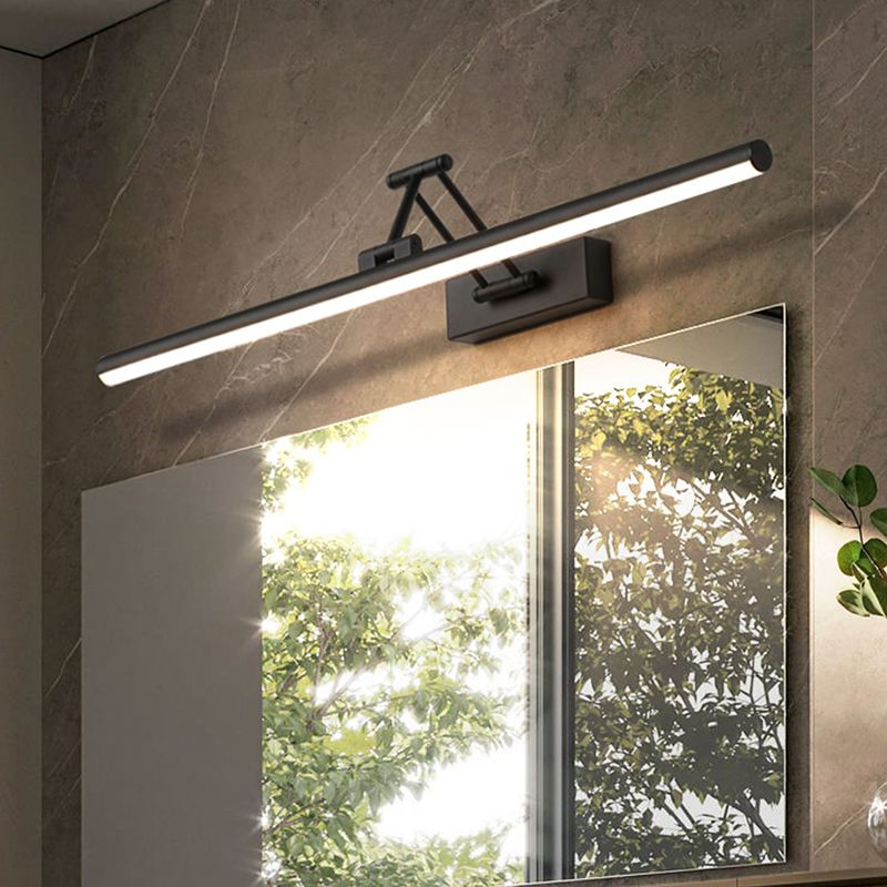 Slim LED Wall Sconce — Black / L80CM