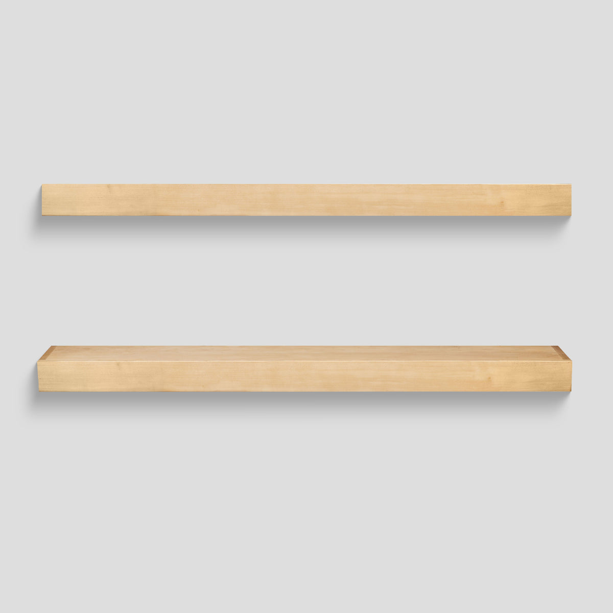 Farmhouse Poplar Floating Kitchen Shelf