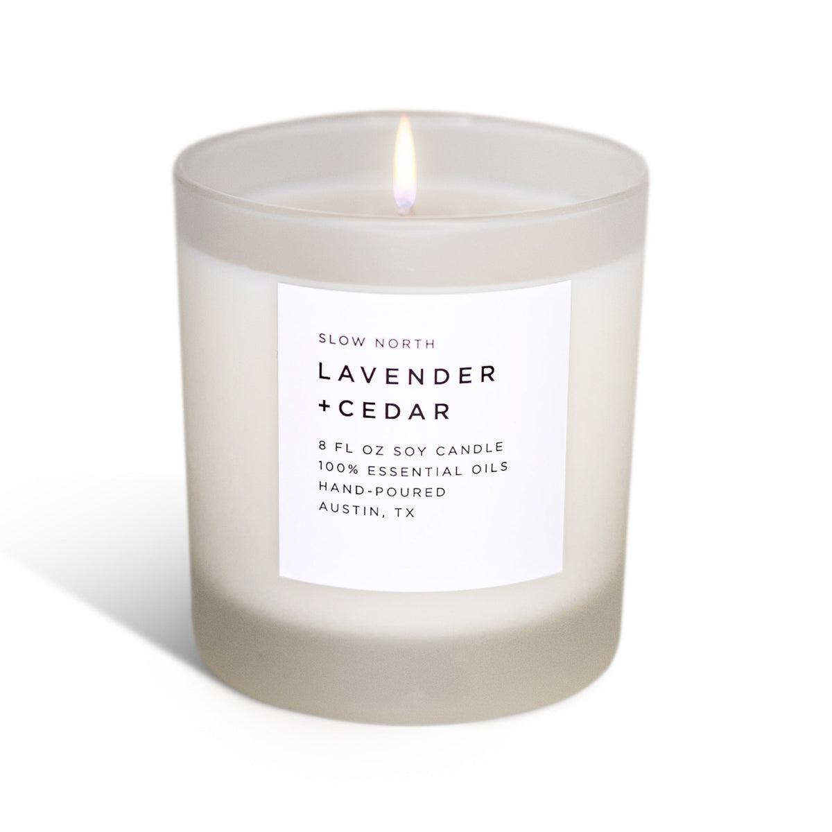 Lavender & Cedar Essential Oil Candle