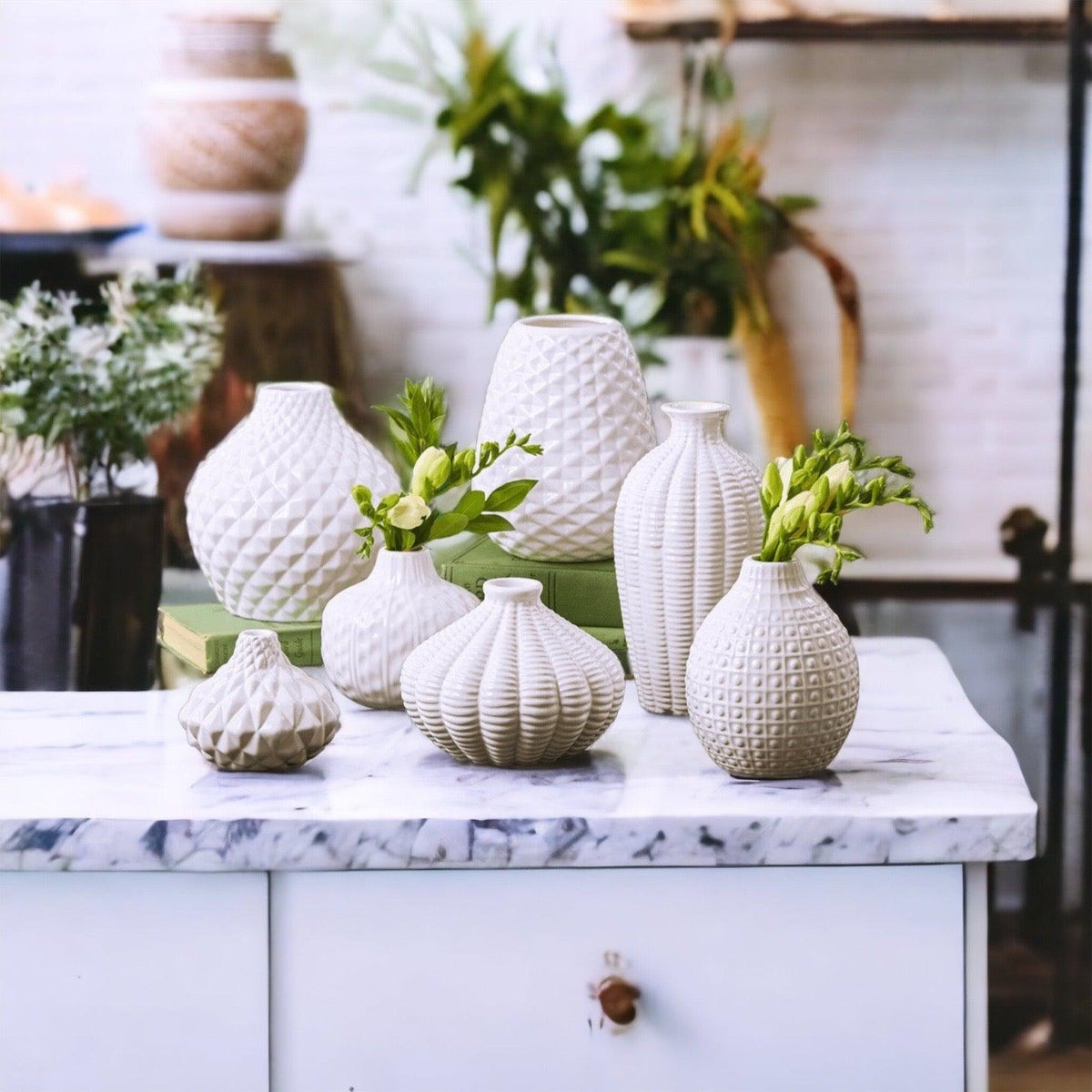 Whitney Textured Ceramic Vase
