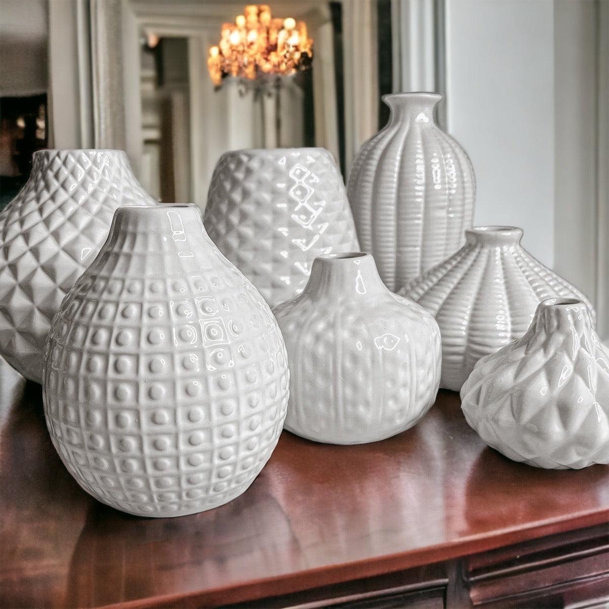 Whitney Textured Ceramic Vase