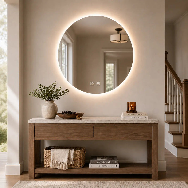 Round Backlit LED Vanity Mirror