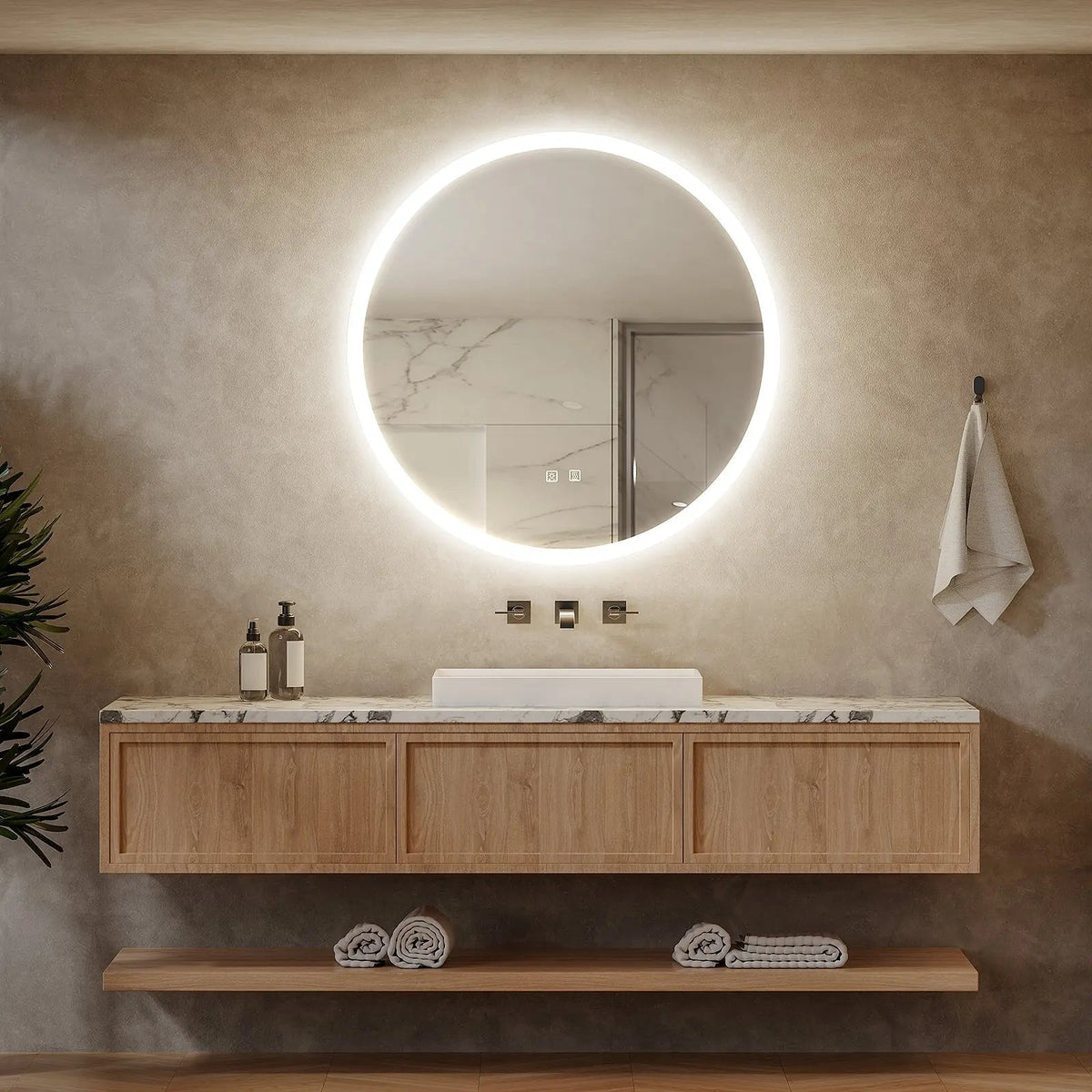 Round LED Vanity Mirror